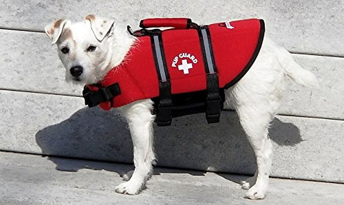 Travelin K9 Pup Guard Adjustable Strap Waterproof Dog Life Jacket - Small