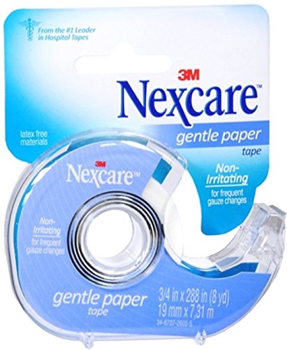 Nexcare Gentle Paper Tape 3/4 Inch X 8 Yards, 1ea (Pack of 5)