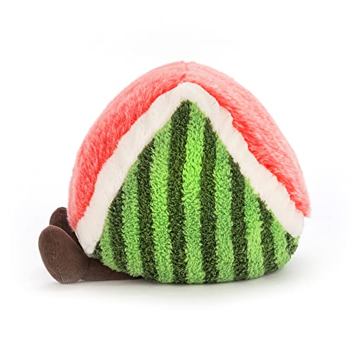 Jellycat Amuseables Watermelon Fruit Food Plush, Medium, 12 inches