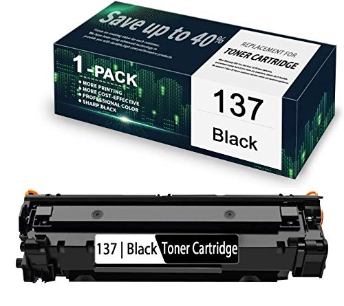 1-Pack Black 137 Compatible for Toner Cartridge Replacement for Canon imageCLASS MF212w MF216n MF217w MF227dw MF229dw MF232w MF236n MF247dw MF244dw MF249dw LBP151dw D570 Printer, Toner Cartridge.