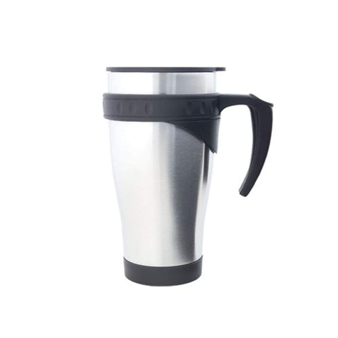 Timolino PAB-46 16-Ounce Signature Travel Mug, Brushed Stainless