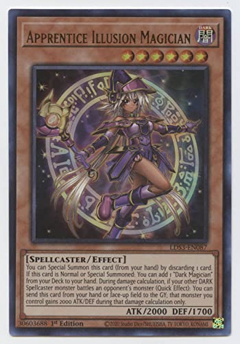 Apprentice Illusion Magician - LDS3-EN087 - Ultra Rare - 1st Edition