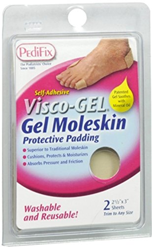 PediFix Visco-gel Moleskin Protective Padding, 2-Count