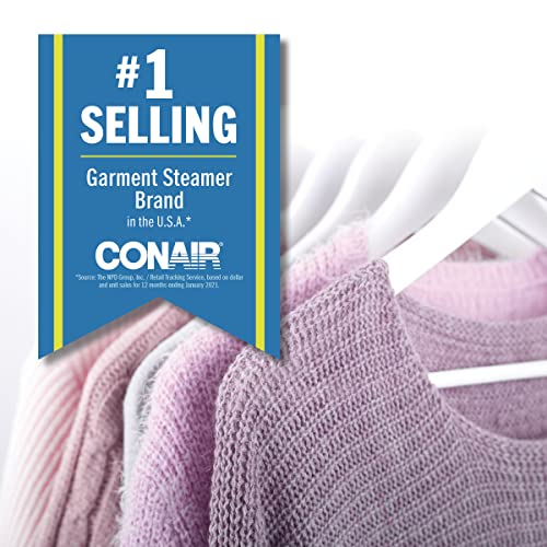 Conair Handheld Travel Garment Steamer for Clothes, CompleteSteam 1100W, For Home, Office and Travel