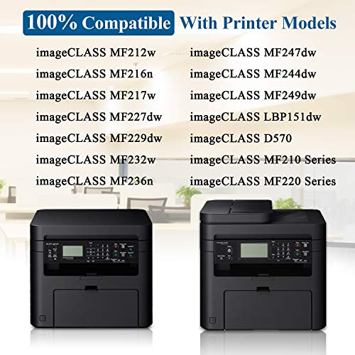 1-Pack Black 137 Compatible for Toner Cartridge Replacement for Canon imageCLASS MF212w MF216n MF217w MF227dw MF229dw MF232w MF236n MF247dw MF244dw MF249dw LBP151dw D570 Printer, Toner Cartridge.