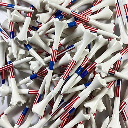 2-3/4" Pride Performance Golf Tees, USA Flag, 100 Count