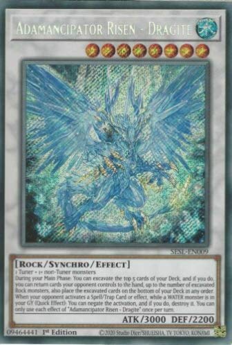 Adamancipator Risen - Dragite - SESL-EN009 - Secret Rare - 1st Edition