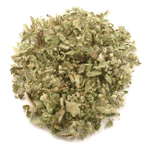 Frontier Co-op Dried Mullein Leaf, Cut & Sifted, Certified Kosher | 16 oz. Bulk Bag | Urtica dioica L. | Mullein Tea Loose Leaf to Make Tea Bags, Mullein Leaf Tea, Mullein Gummies, Extract, Capsules