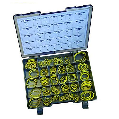 RAParts 4C8253 New Yellow Silicone 149-Piece O-Ring Kit for Several Fits Caterpillar Models