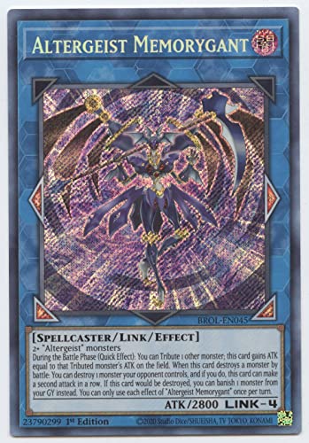 Altergeist Memorygant - BROL-EN045 - Secret Rare - 1st Edition