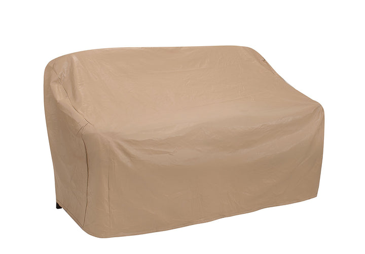 Protective Covers Weatherproof 3 Seat Wicker/Rattan Sofa Cover, Large, Tan (1127-TN)