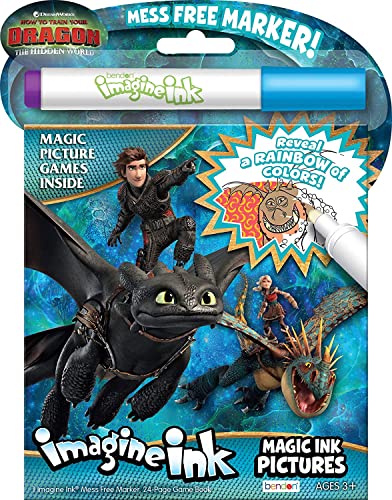 Magic Ink Coloring Book Super Set - 3 Imagine Ink Books for Kids Toddlers Featuring Star Wars, Transformers, Bonus Title with Invisible Ink Pens (Mess Free Coloring Bundle)