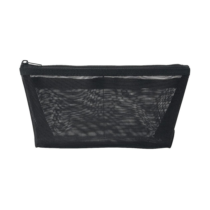 MUJI Nylon Pen CASE with Gusset Black