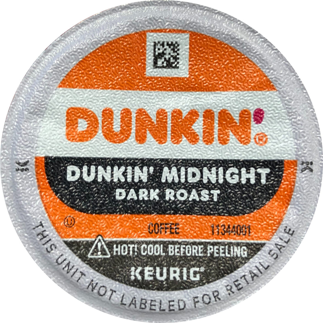 Dunkin Donuts Dark Roast (Midnight) Coffee K-Cups For Keurig K Cup Brewers (32) - Packaging May Vary