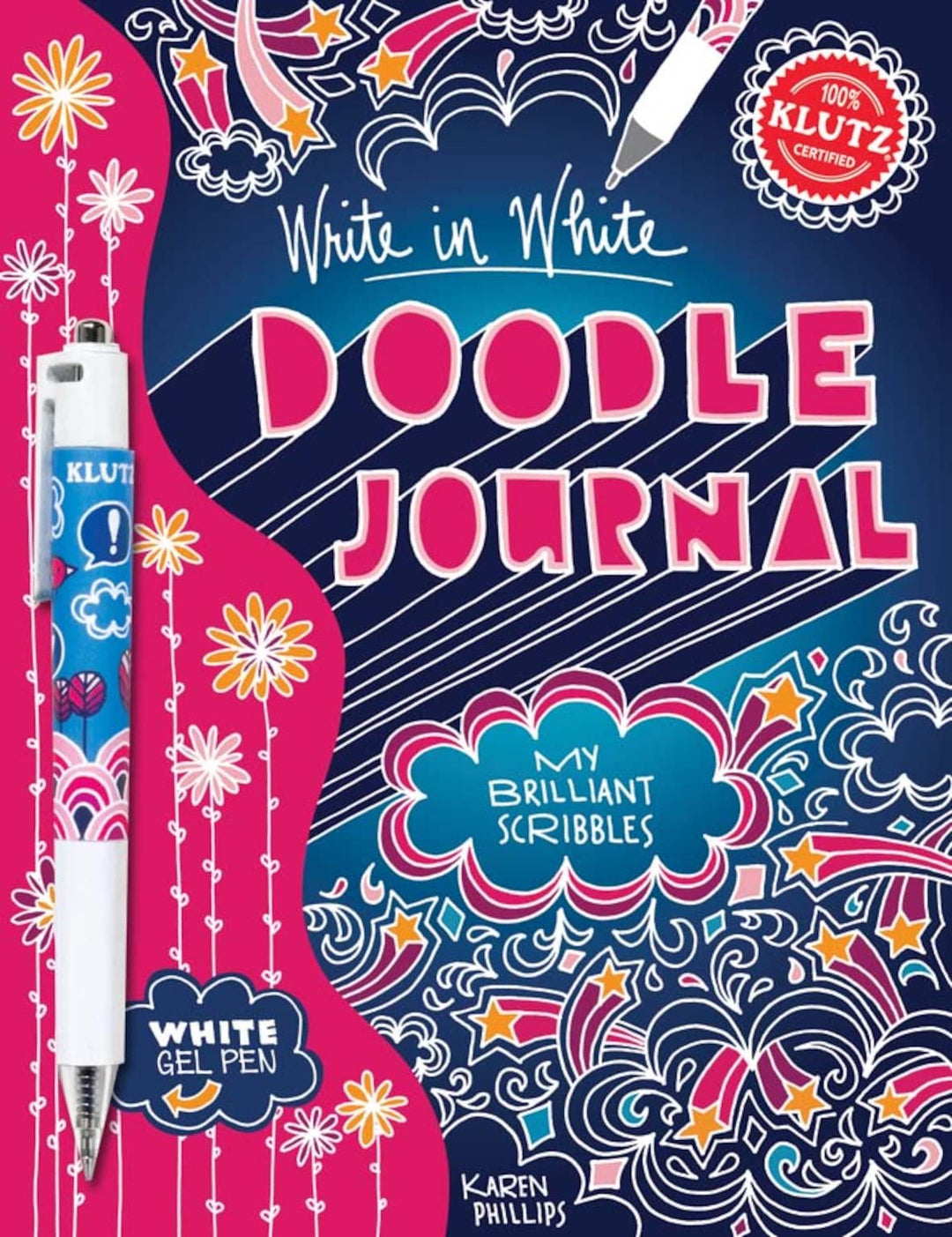 Klutz Write in White Doodle Journal: My Brilliant Scribbles