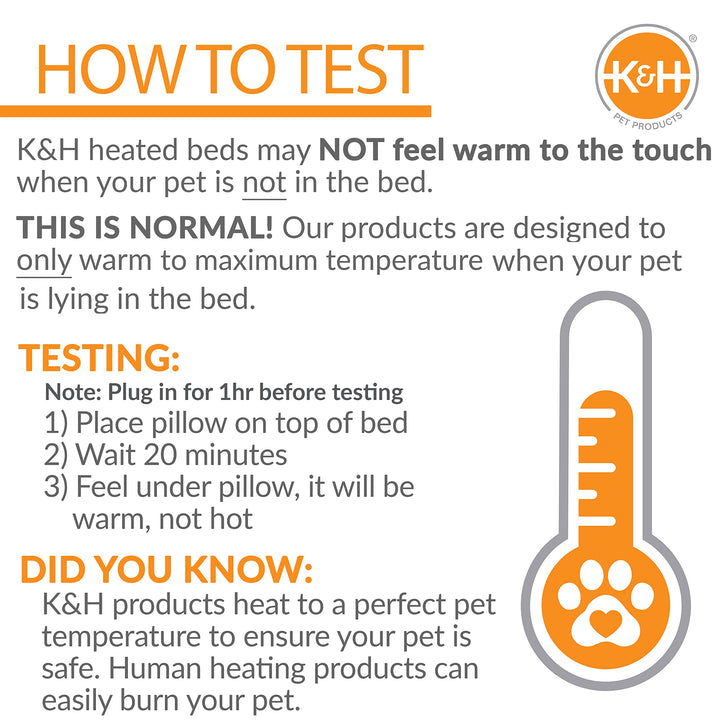 K&H Pet Products Outdoor Small Animal Heated Pad for Rabbits and Small Animals Tan 9 X 12 Inches